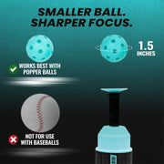 Baseball Training Mini Tee Popper – Perfect Swing Trainer for Solo Hitting Practice (Includes 1 Popper Ball)