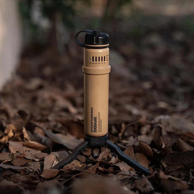 Capsule Portable Power Bank with Camping Light