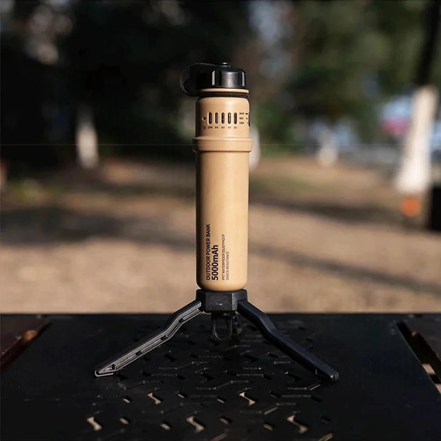 Capsule Portable Power Bank with Camping Light