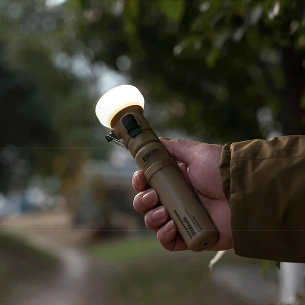Capsule Portable Power Bank with Camping Light